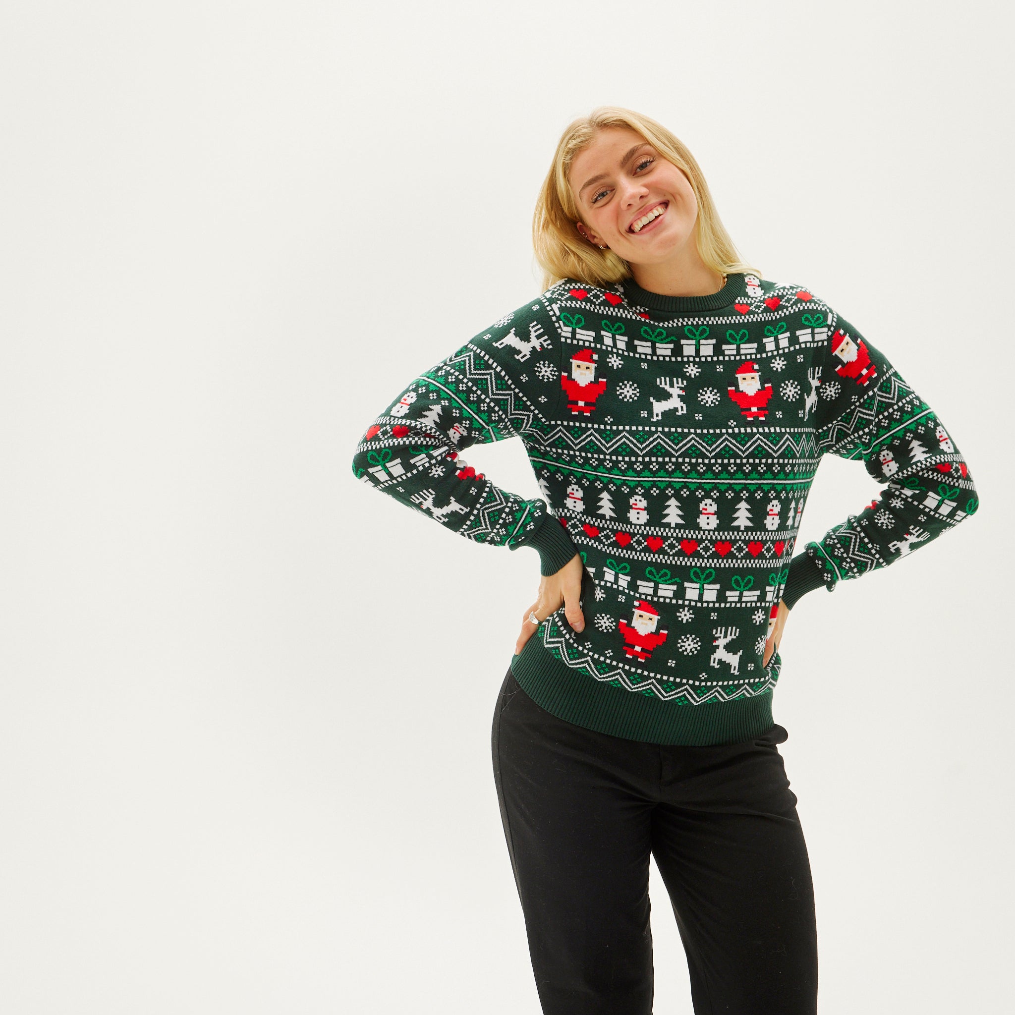 Le Pull De Noël Fin - Femme